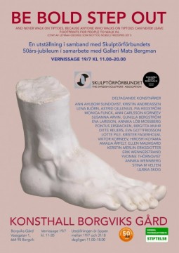 Be Bold. Step out. Borgvik - Skulptörförbundet 50 år