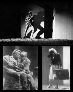 Scenografi Negerns och hundarnas kamp